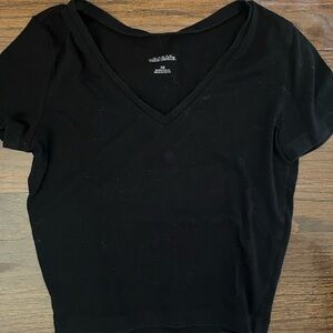 Black crop top